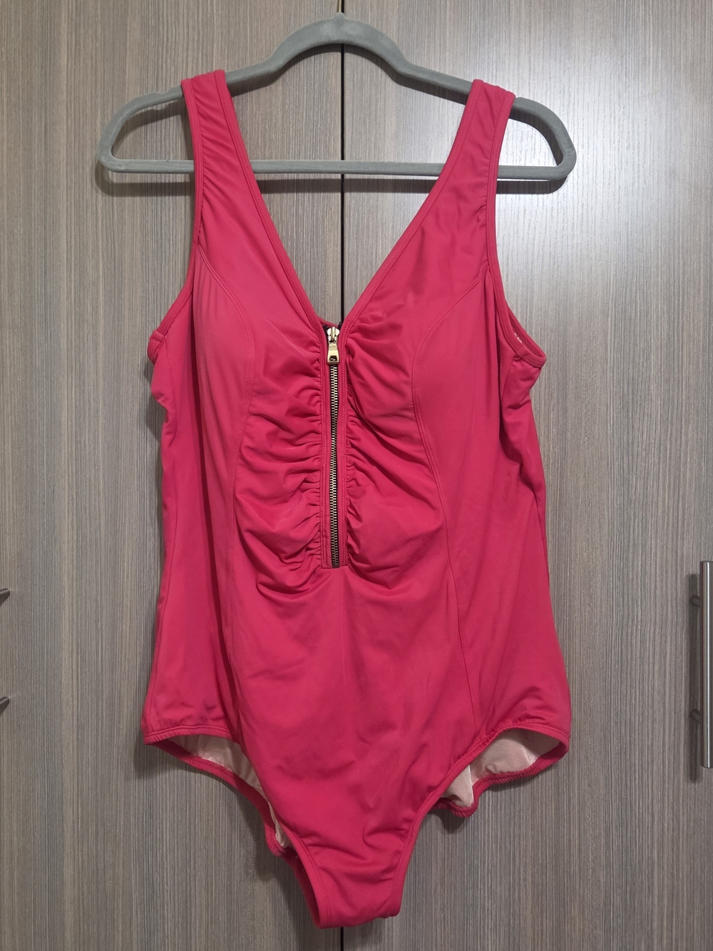 Coastal Blue One-Piece Swimsuit with Front Zip